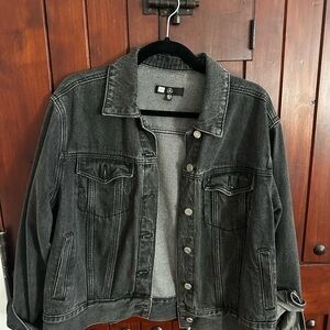 Men's Black Denim Jacket